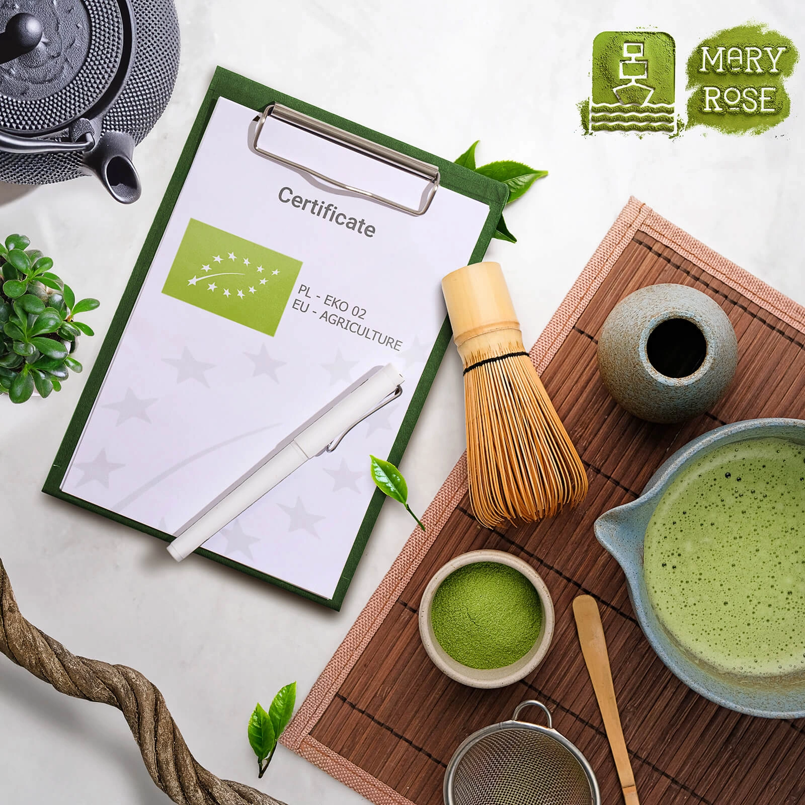 Matcha ceremonialna japońska BIO Mary Rose