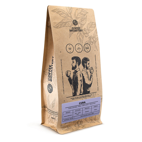 Bro Coffee Roastery - Kawa ziarnista Cuba Sierra Maestra Speciality 400 g