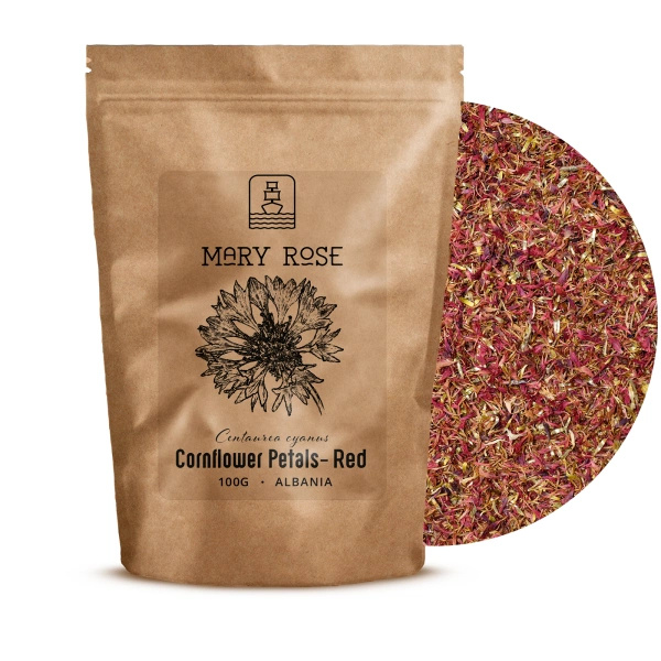 Mary Rose – Chaber Bławatek Czerwony 100 g – płatki kwiatu bławatka