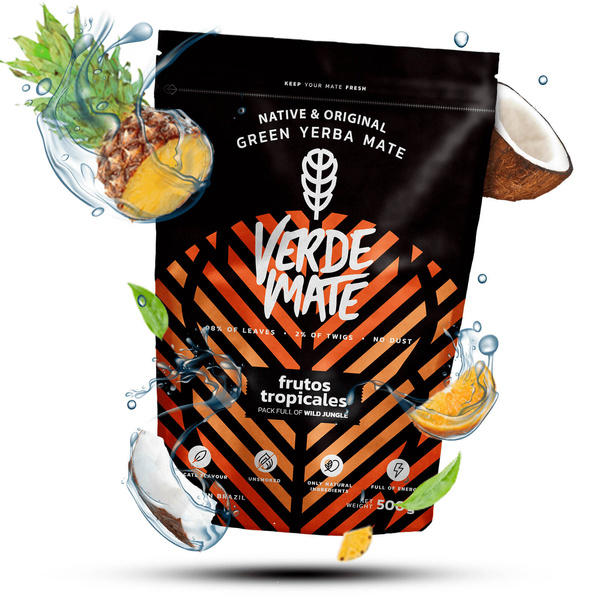 Yerba Verde Mate Green Frutos Owoce Tropikalne 1kg