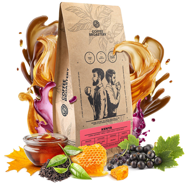 Bro Coffee Roastery - Kawa ziarnista Kenya Nyeri Speciality 400 g