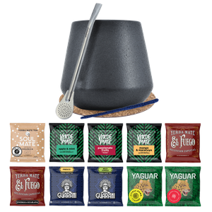Zestaw Yerba Mate 10x50g Tykwa Bombilla 500g