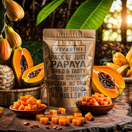 Vivarini – Papaja kandyzowana 0,5 kg