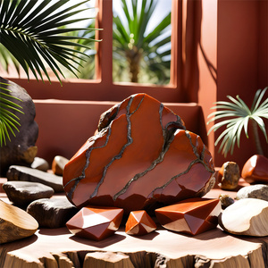 Zestaw naturalnych kamieni, kryształów i kadzidła - ezoteryka, joga, medytacja