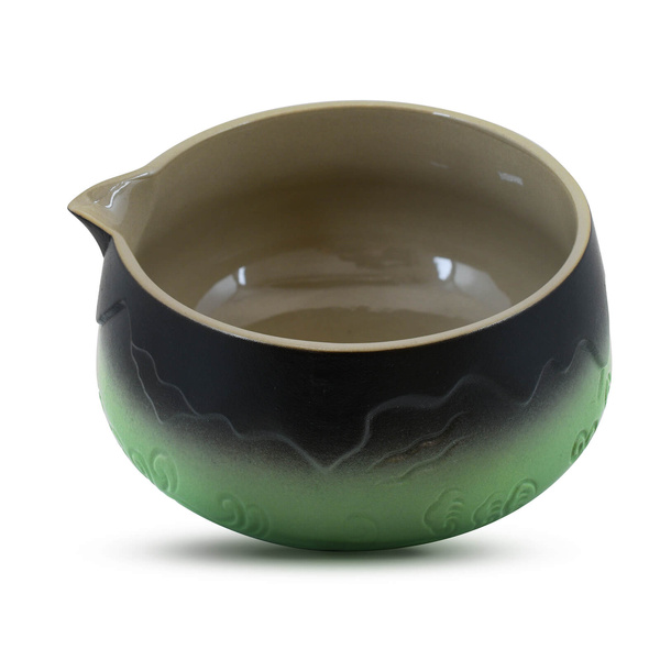 Matchawan – Ceramiczna miseczka do matchy z dzióbkiem – Mountain (zielona)