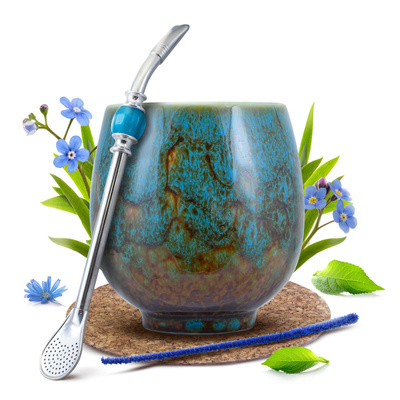 Zestaw STARTOWY Yerba Mate Matero Tykwa + Bombilla