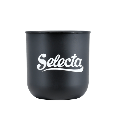 Tykwa plastikowa z logo Selecta (czarna) - 100 ml