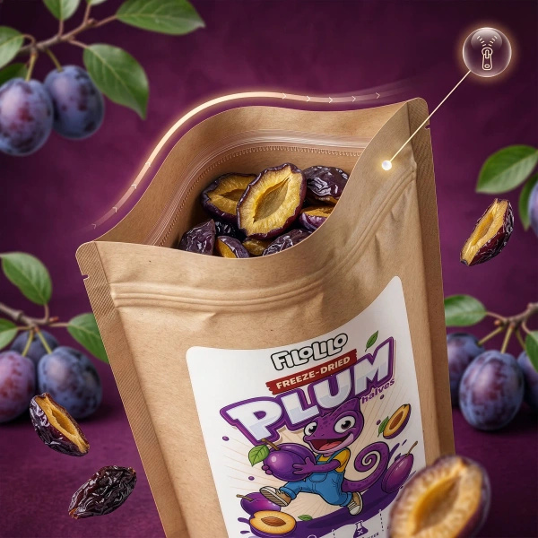 FiloLilo – Śliwka liofilizowana (połówki) 20 g