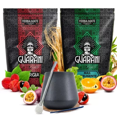 Zestaw yerba mate Guarani tykwa ceramiczna bombilla