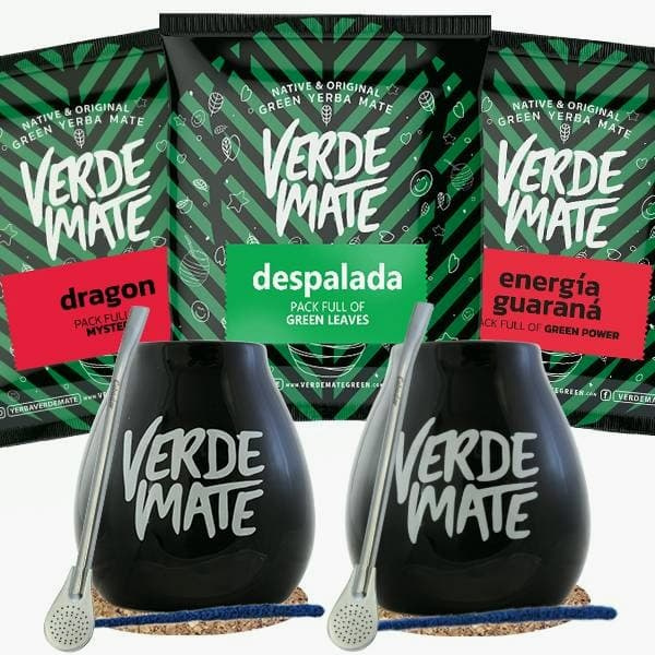 Zestaw Yerba Mate Green Matero bombilla DLA DWOJGA