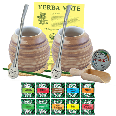 Zestaw yerba mate dla pary 10x50g