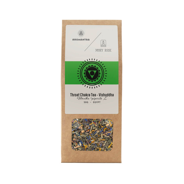 Aromantra x Mary Rose – Herbata na Czakrę Gardła Vishuddha (ziołowa) 50 g