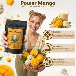Magic Pwdr – Power Yerba & Mango – Focus & Gut Blend 200 g