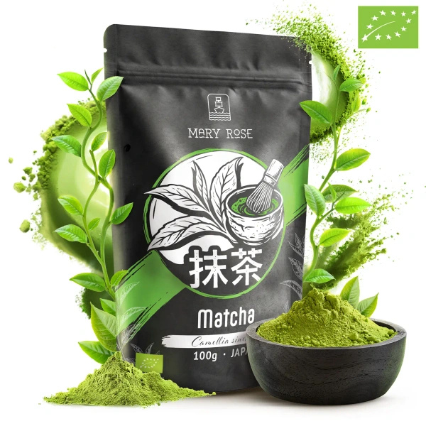 Zestaw prezentowy: 3x matcha japońska + bambusowe akcesoria