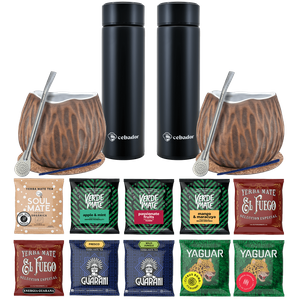 Zestaw Yerba Mate Termos bombilla dla dwojga 500g