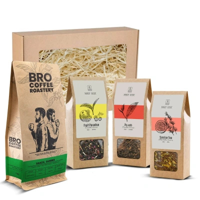 Zestaw prezentowy z kawą Bro Coffee Roastery i herbatą Mary Rose