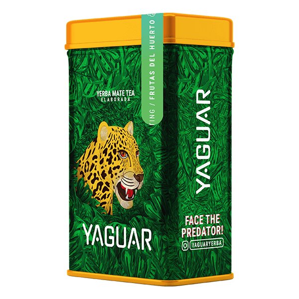 Yerbera – Puszka z Yaguar Frutas del Huerto 0,5 kg