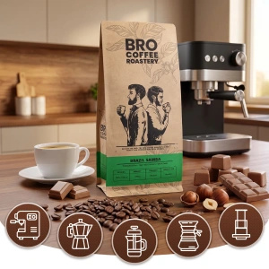 Set di Bro Bro Coffee Roastery Brazil Guaxupe + Brazil Samba 2x1kg (2kg)