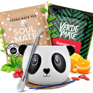 Zestaw yerba mate 2x50g Tykwa + Bombilla