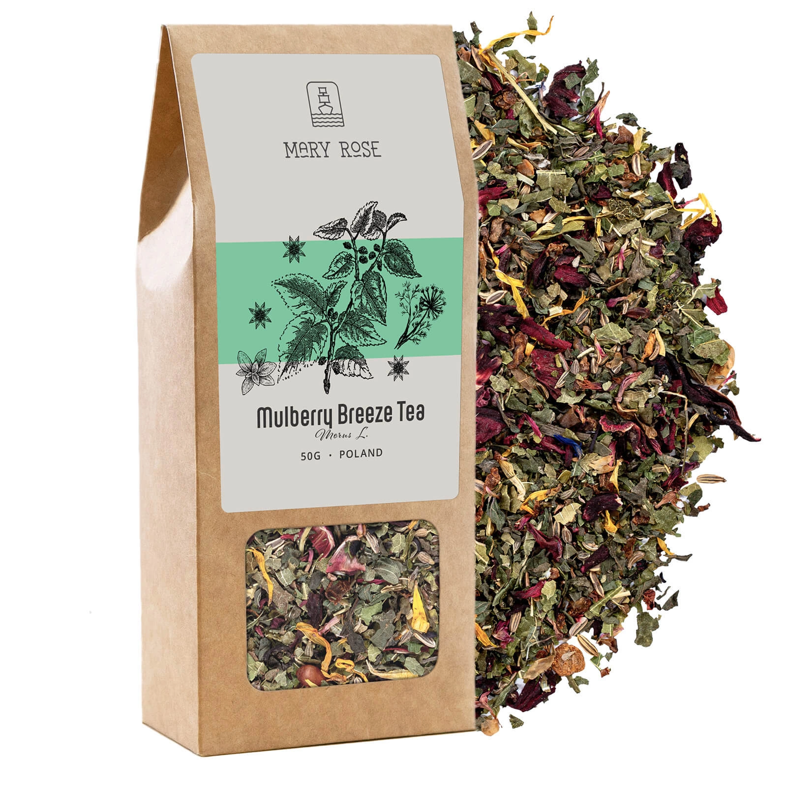 Opakowanie herbaty Mary Rose Mulberry Breeze
