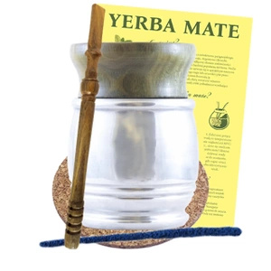 Matero PALO SANTO XL + Bombilla drewno Yerba mate