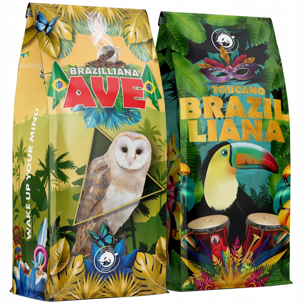 Kawa ziarnista 1kg x2 - ŚWIEŻO PALONA - Z PALARNI KAWY BLUE ORCA COFFEE