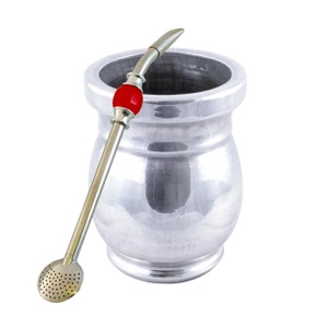 Matero PALO SANTO XL + Bombilla INOX Yerba mate