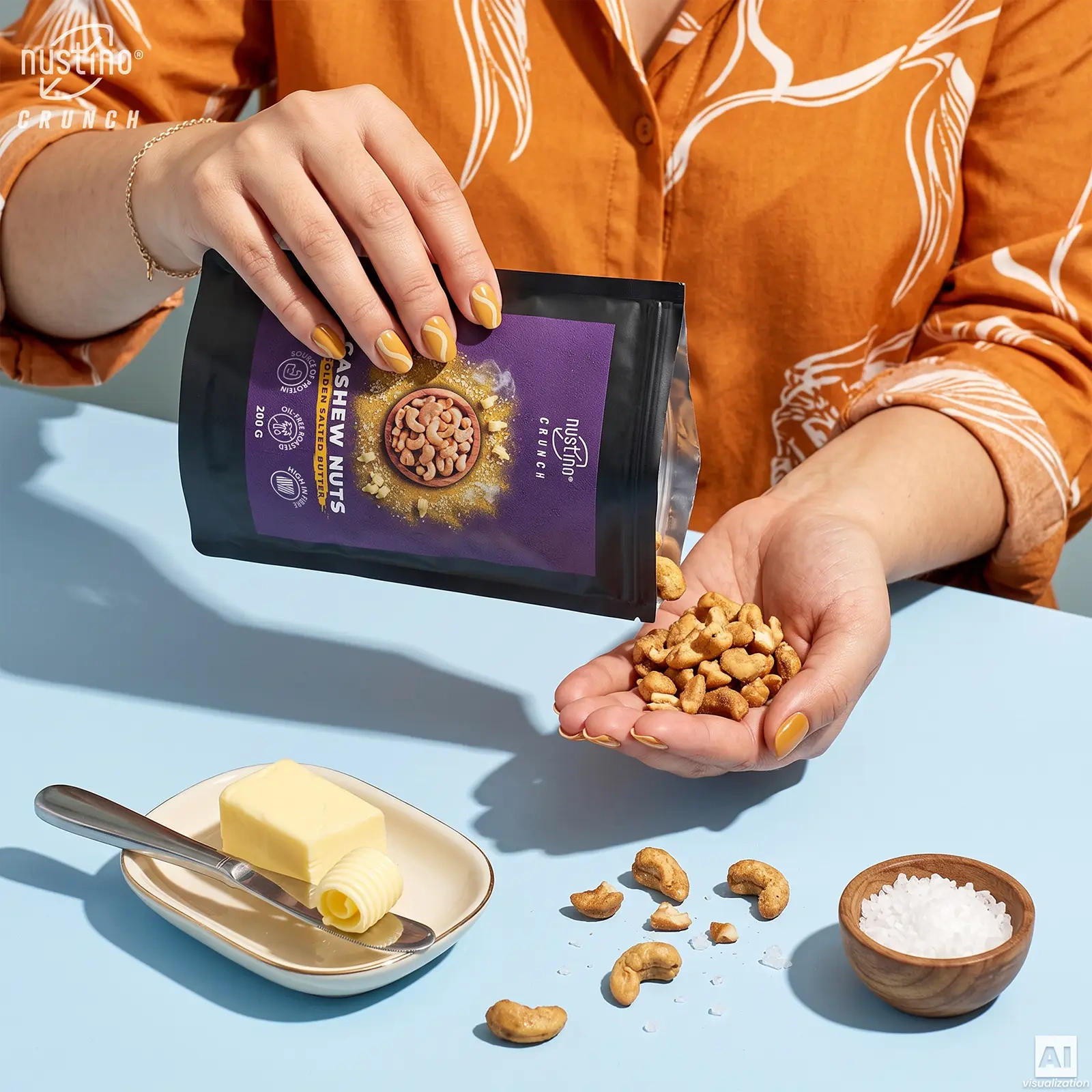 Nustino Crunch Golden Salted Butter