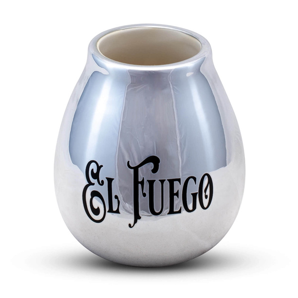 Zestaw Yerba Mate: El Fuego Elaborada 1kg + Matero + Bombilla
