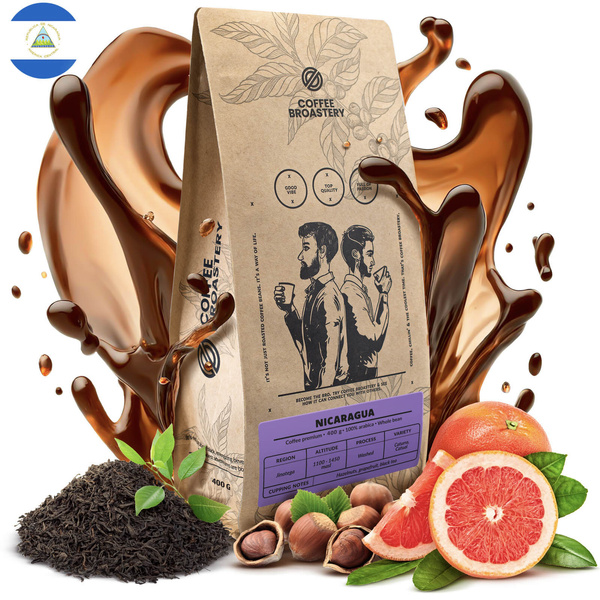 Bro Coffee Roastery - Kawa ziarnista Nicaragua Colibrí Azul Speciality 400 g