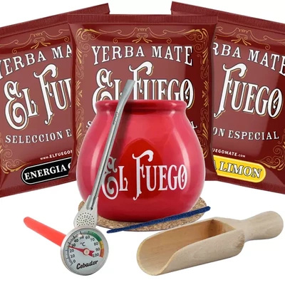 Zestaw Yerba Mate 3x50g Tykwa Bombilla