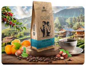 Bro Coffee Roastery - Kawa ziarnista Brazil Guaxupe Premium 400 g