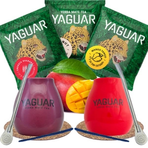 Zestaw Yerba Mate Tykwa Yaguar PREMIUM dla dwojga