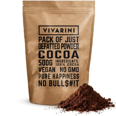 Vivarini – Kakao alkalizowane ciemne (proszek) 0,5 kg
