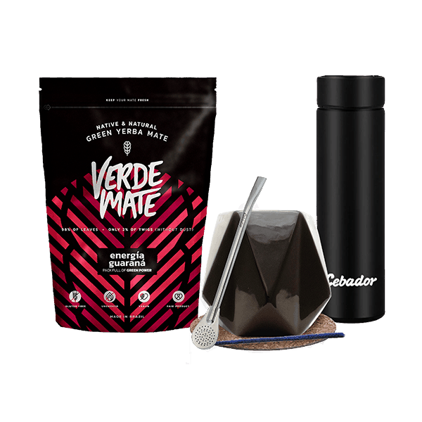 Zestaw Yerba Mate Energia 500g  Tykwa Bombilla