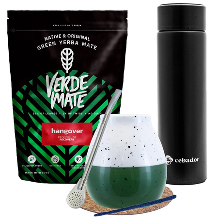 Zestaw Yerba Verde Mate Hangover 500g + Termos