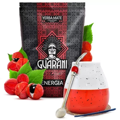 ZESTAW Mateisty Yerba Mate DUŻA TYKWA bombilla