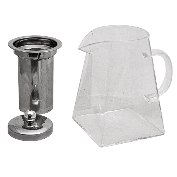 Wymiary dzbanka z zaparzaczem 950 ml: wysokość 14 cm