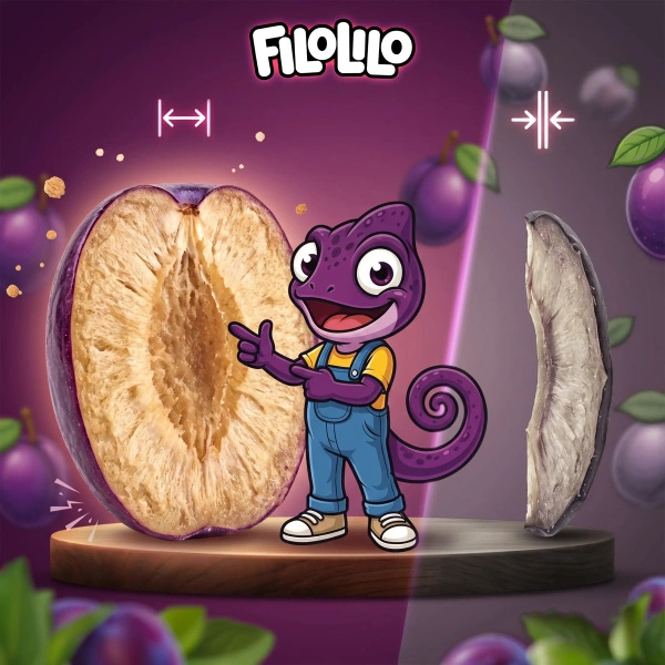 FiloLilo – Śliwka liofilizowana (połówki) 100 g
