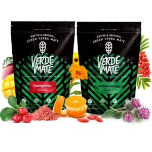 Zestaw Yerba Mate: Verde Mate Herbal Energy + Hangover 2x500g
