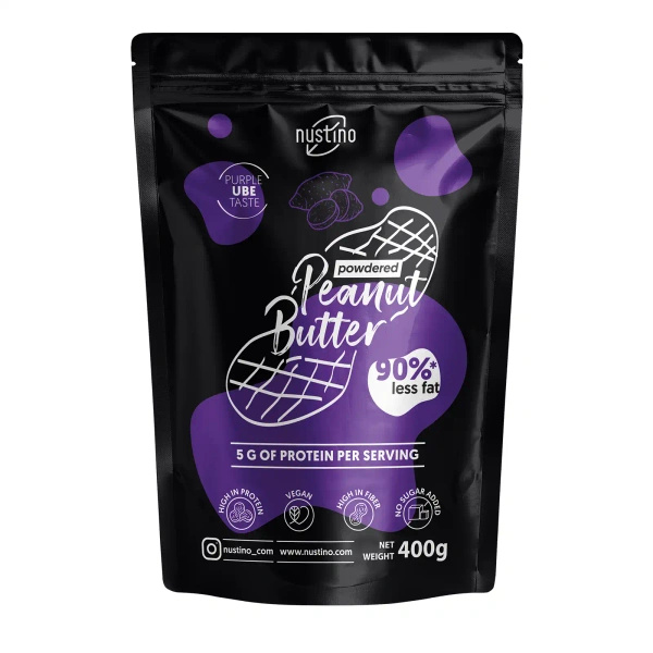 Nustino – Masło Orzechowe w Proszku – Ube (bez dodatku cukru) 400 g