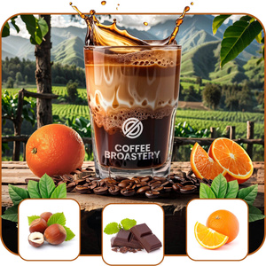 Zestaw prezentowy Coffee Broastery: kawa Brazil Guaxupe + krówki + kubek