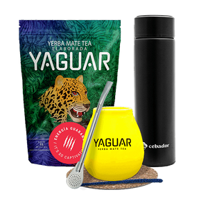 Zestaw Yerba Mate Yaguar Energia 500g 0,5kg Termos 