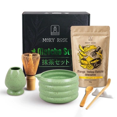 Zestaw prezentowy do przygotowania Yellow Matcha