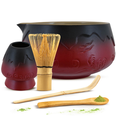 Zestaw akcesoriów do parzenia herbaty matcha
