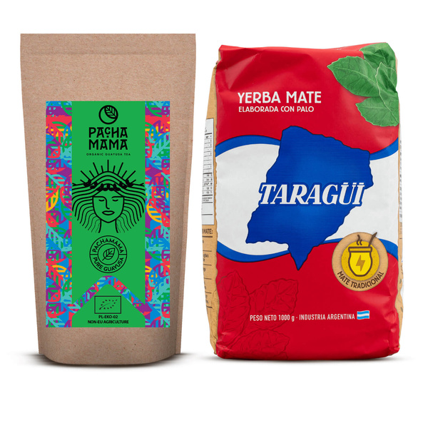 Zestaw: Yerba Mate + Guayusa Pachamama 1500g