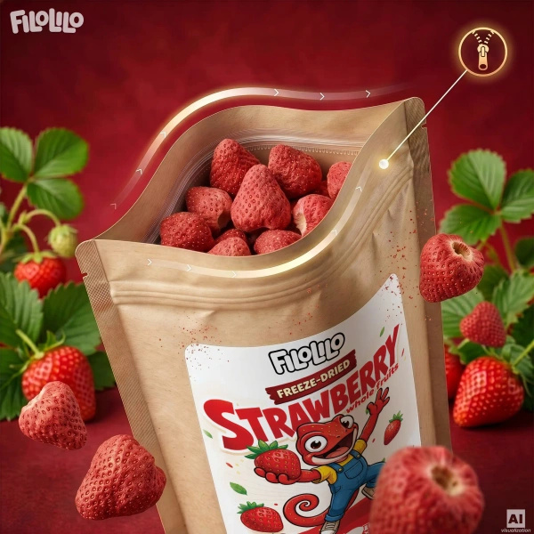 FiloLilo – Truskawka liofilizowana (cała) 100 g