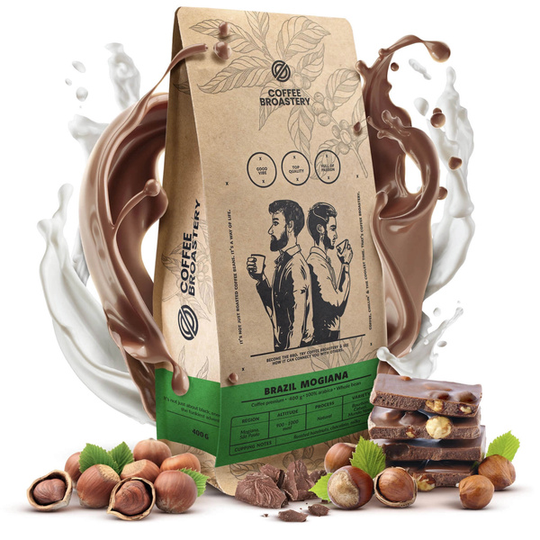 Zestaw prezentowy Bro Coffee Roastery: 3x kawa brazylijska + kubek