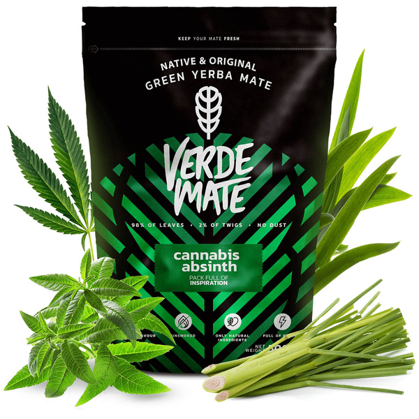 Zestaw prezentowy Yerba Mate Verde Mate Cannabis 0,5kg