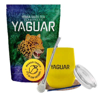 Zestaw Yerba Mate Yaguar Mango Tango 0,5kg 500g